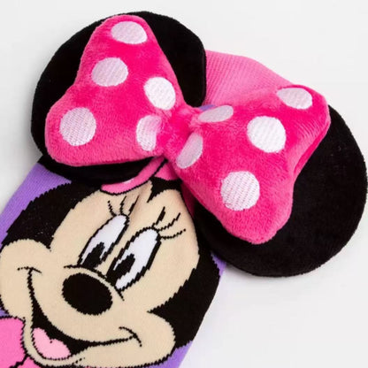 Mickey & Friends Mismatched 3D Knee-High Crazy Socks