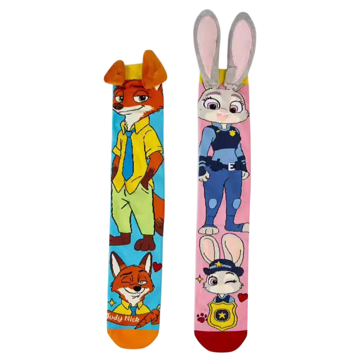 Disney Zootopia 3D Knee-High Crazy Socks