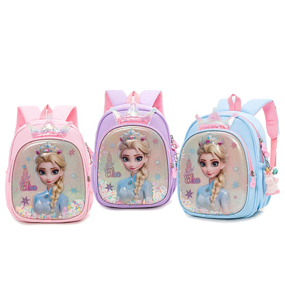 Frozen Princess Elsa 3D Hard Shell Kids Backpack