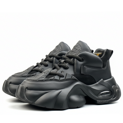 Men's Velocity Leather Shoes - Black