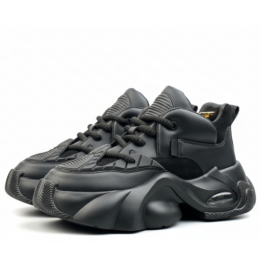 Men's Velocity Leather Shoes - Black