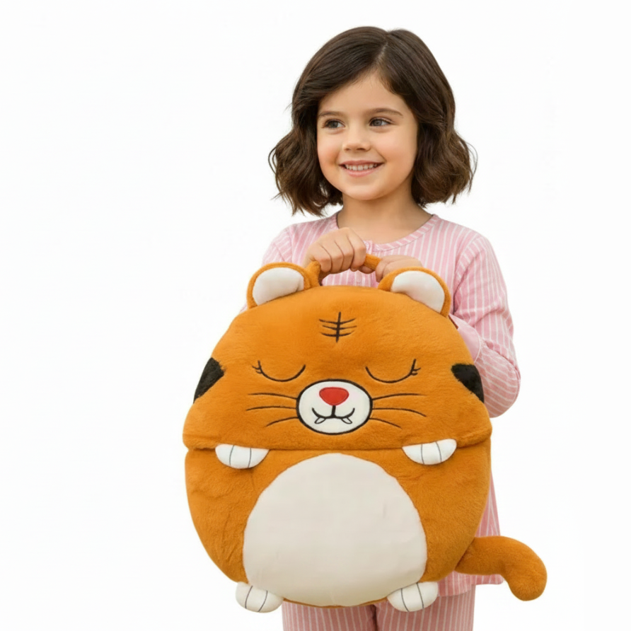 Zip & Zzz's Children's Cartoon Sleeping Bag - Tiger