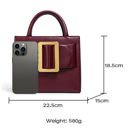 Buckle Medium Bucket Crossbody / Handbag