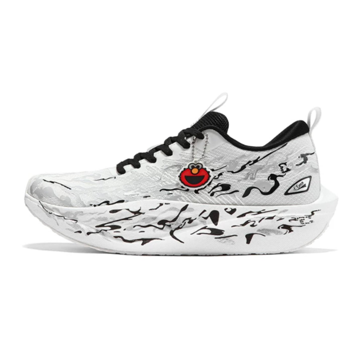 Sesame Street | Elmo Wave Knit Athletic Sneakers - Black