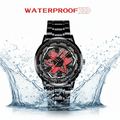 Men's Sasuke Sharingan Quartz Rotating Wristwatch