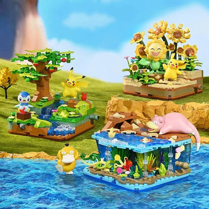 Keeppley Pokémon Partner Series Diorama Building Block Sets