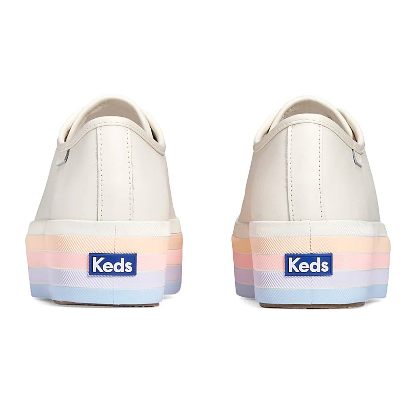 Keds Triple Up Leather Multi Stripe Foxing
