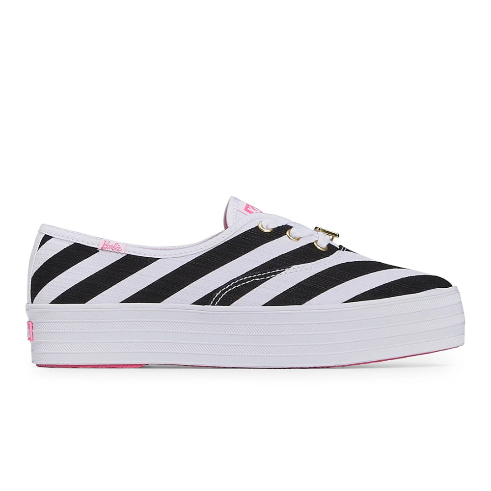 Barbie x Keds Women's Point Striped Platform Sneakers