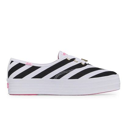 Barbie x Keds Women's Point Striped Platform Sneakers
