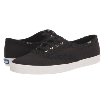 Keds Champion Crochet Lace Sneaker - Black