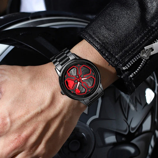 Radial Caliper GT Matt Black Quartz Wristwatch