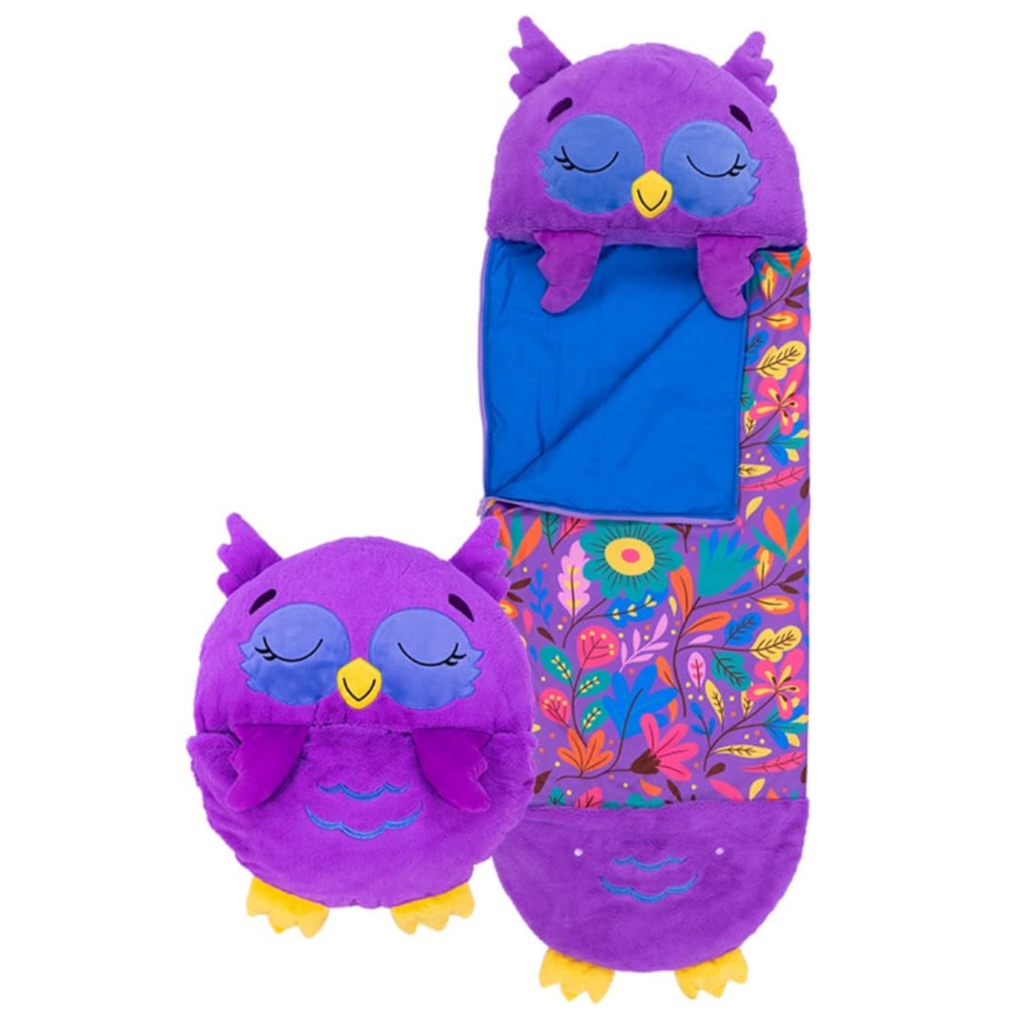 Zip & Zzz's Children's Cartoon Sleeping Bag - Owl