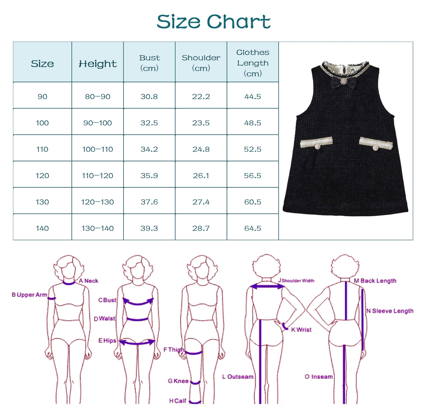 Girls La Belle Velvet Warm Dress