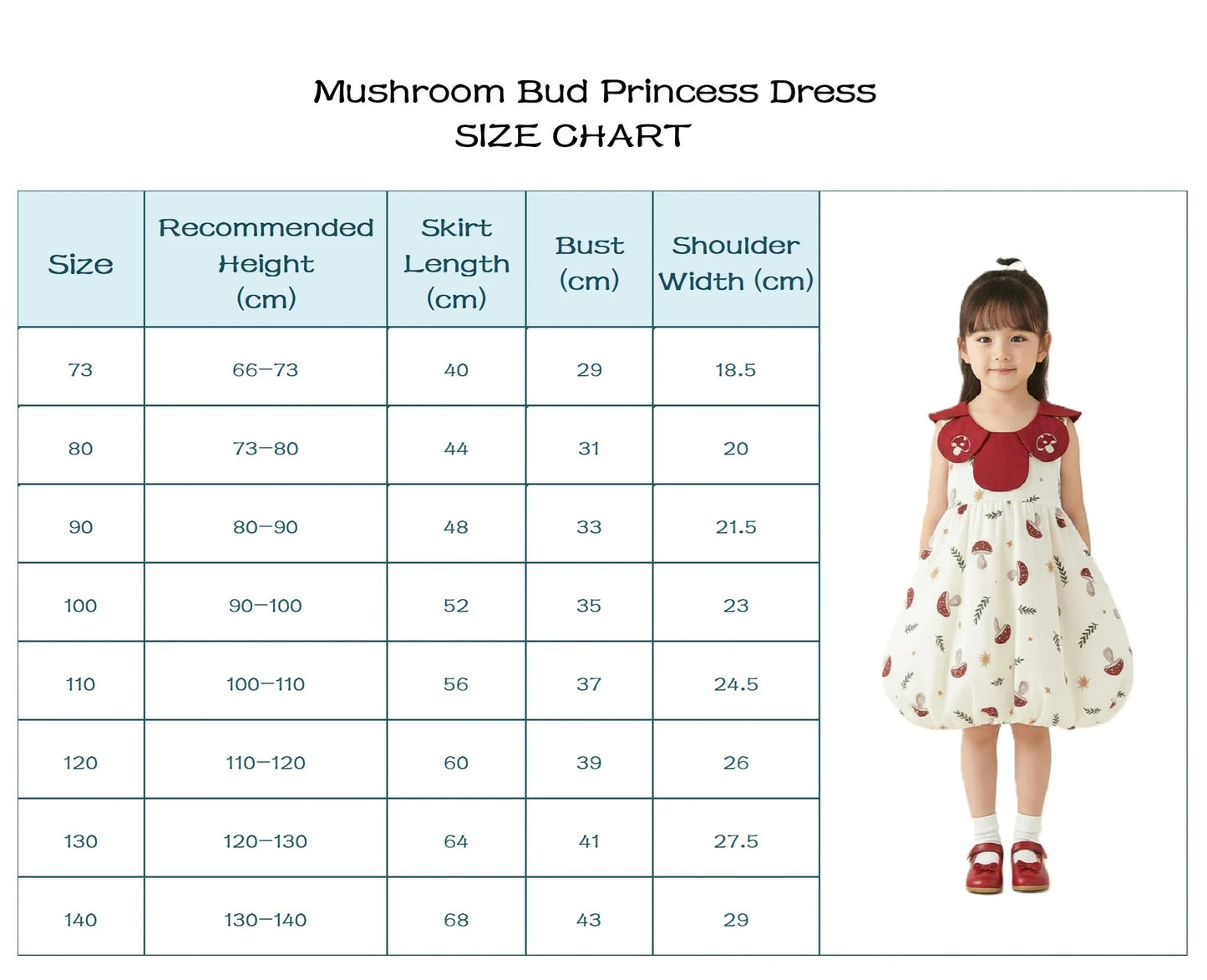 Girl's Woodland Shroom Dress