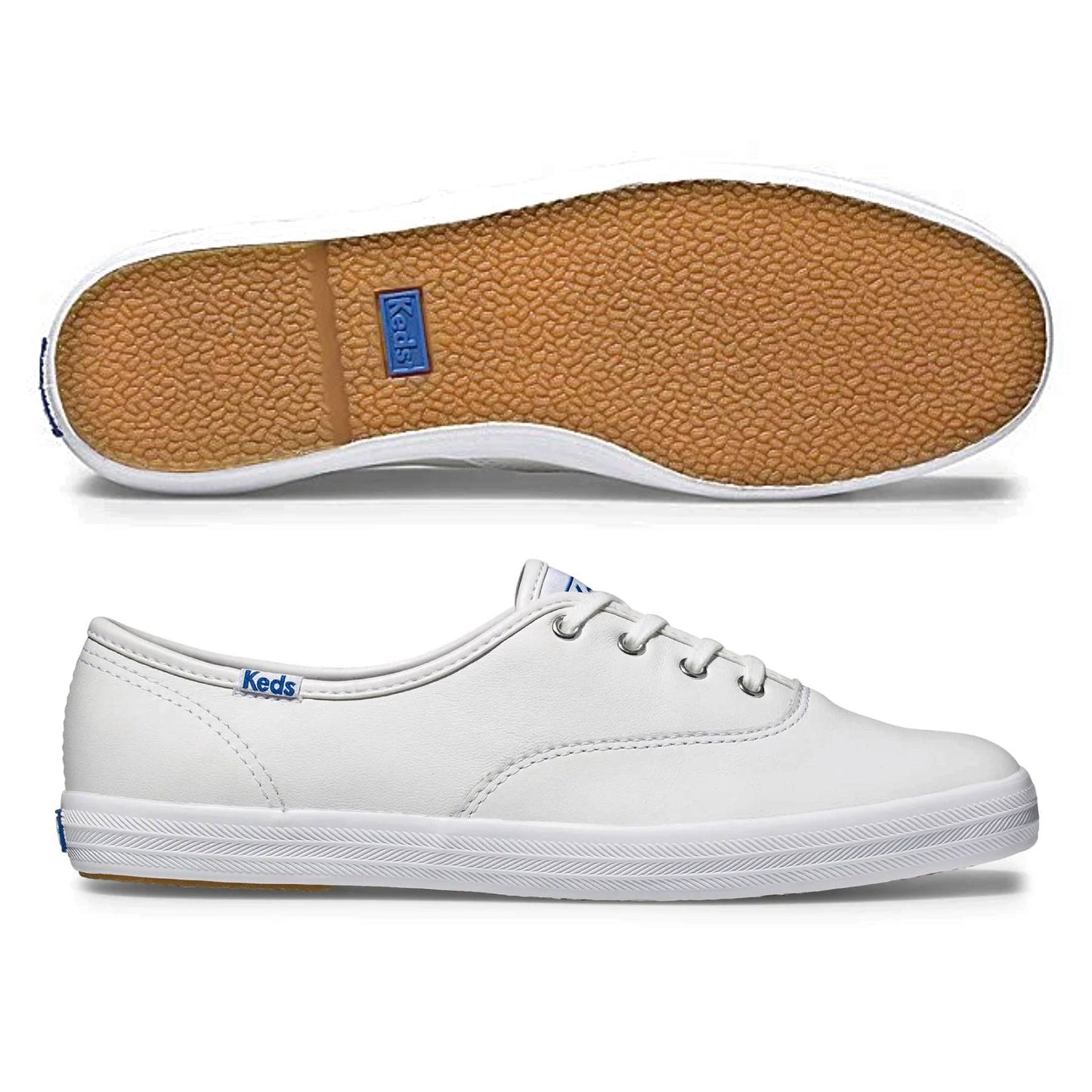 Keds Champion Leather Sneakers - Cognac
