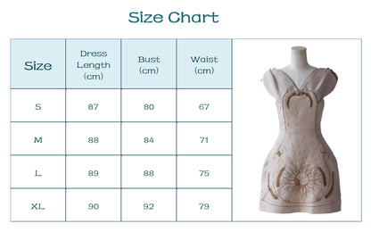Moda Embroidered Temperament Mini Dress.
