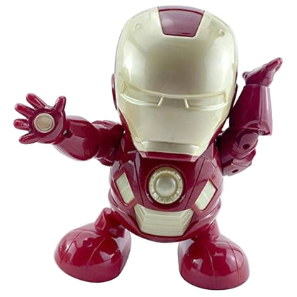 360 Degree Rotating Dance Hero Interactive Superhero Action Figure with Lights & Music