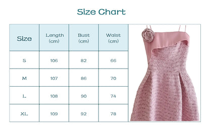 Chantel Flower Bandeau Casual Dress