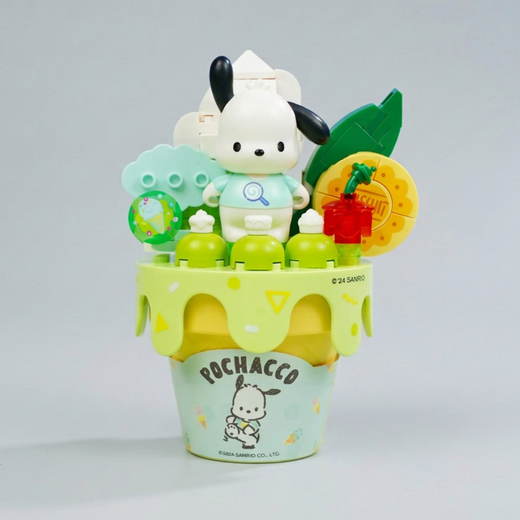 Keeppley Sanrio Ice Cream Cone Building Blocks
