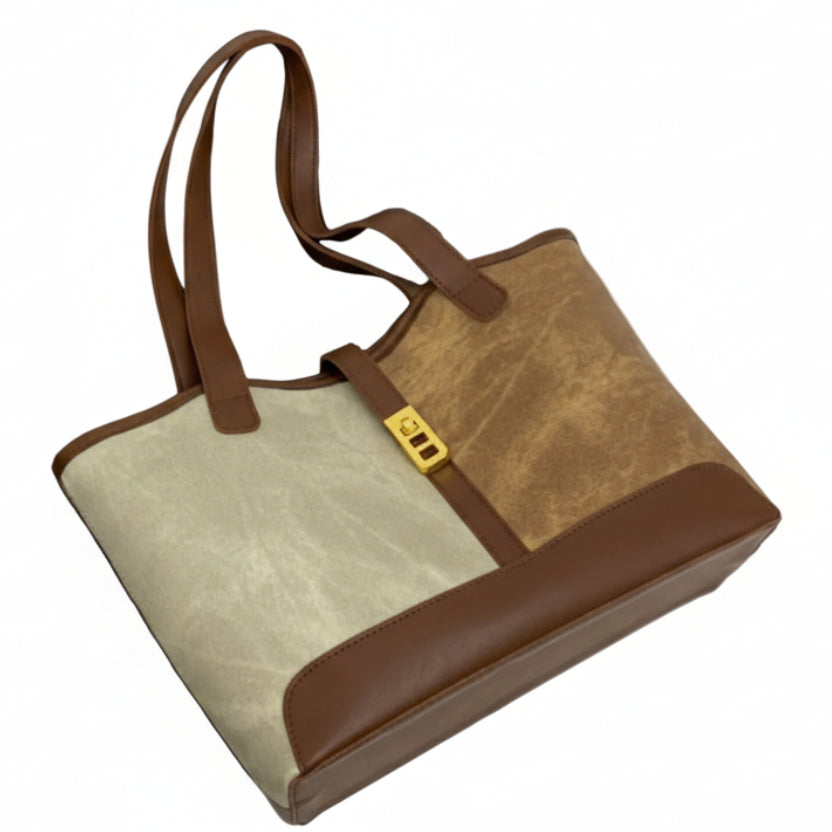 Heritage Bi-Tone Large Capacity Tote Bag
