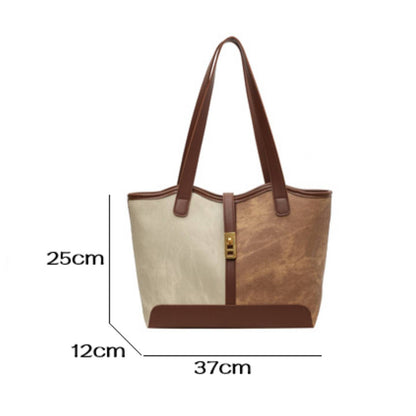 Heritage Bi-Tone Large Capacity Tote Bag