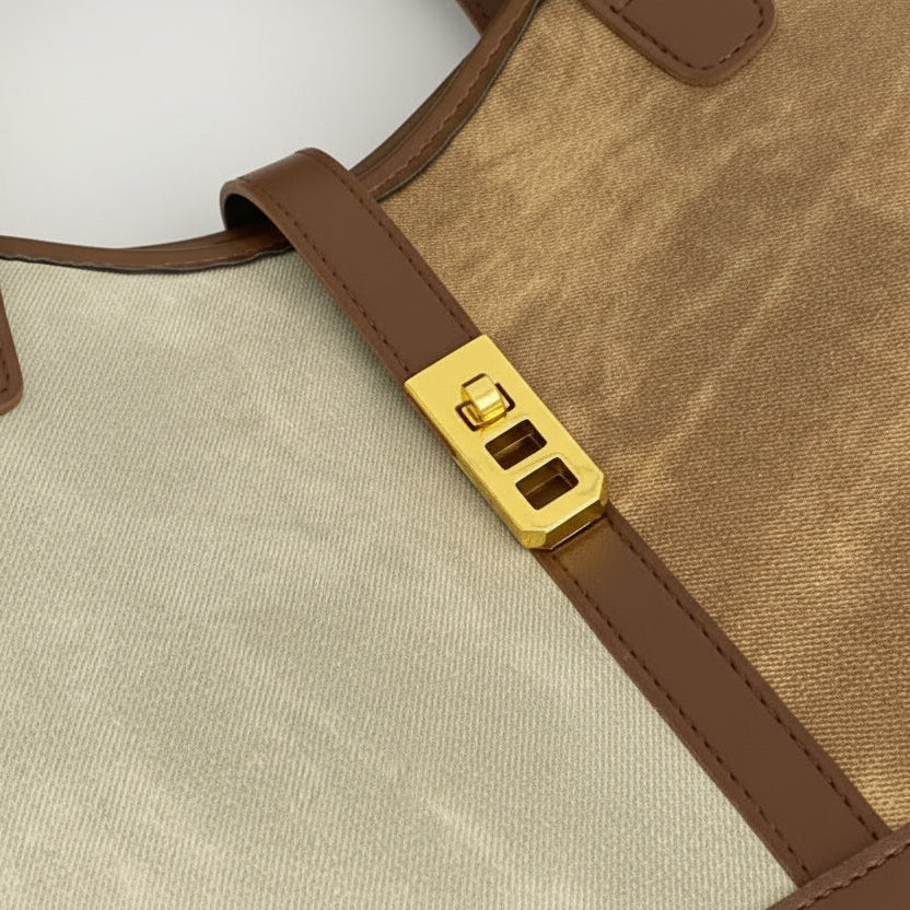 Heritage Bi-Tone Large Capacity Tote Bag