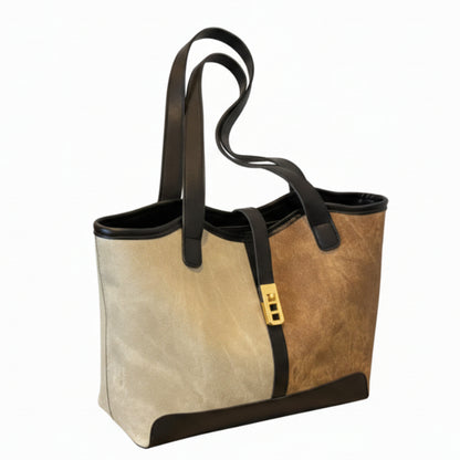 Heritage Bi-Tone Large Capacity Tote Bag