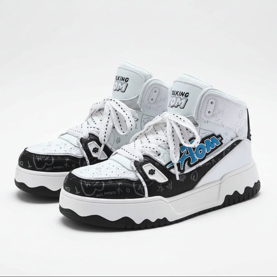 TALKING TOM | Graffiti High-Top Sneakers