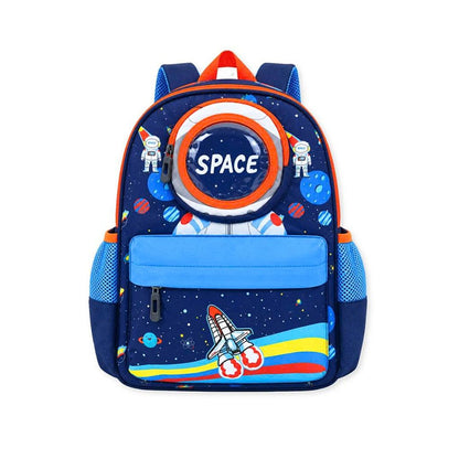2-Piece Kids 3D Space Adventure Small Backpack & Duffel Bag Travel Set