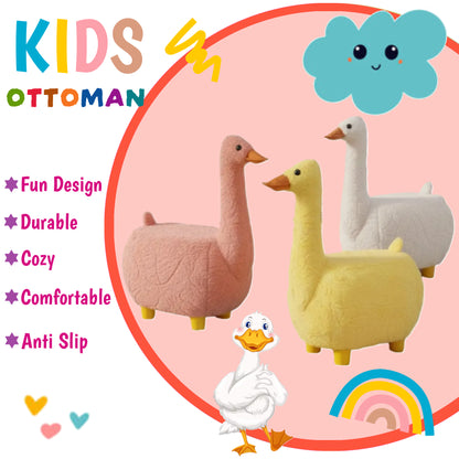 Goose Animal Children's Ottoman Footstool