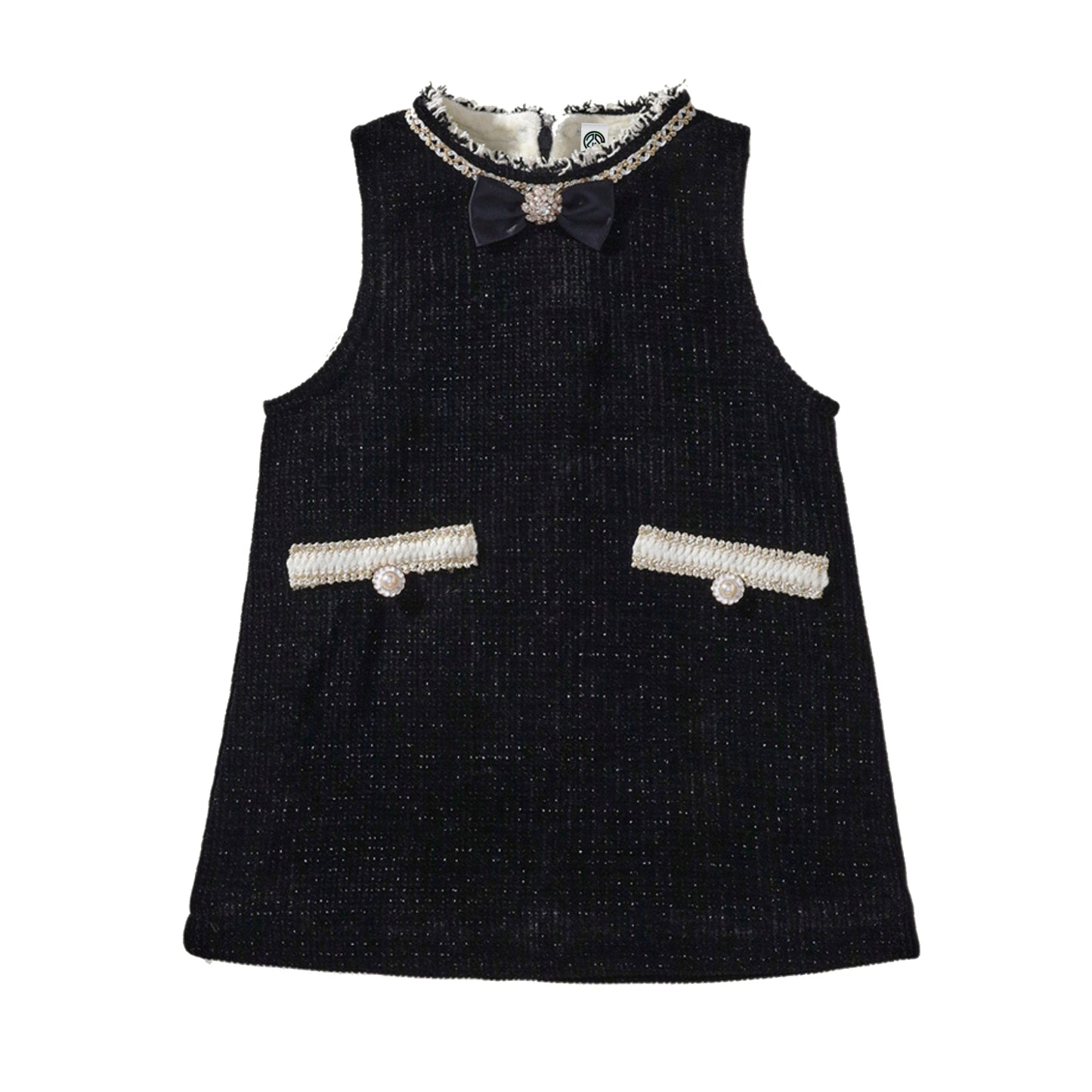 Girls La Belle Velvet Warm Dress