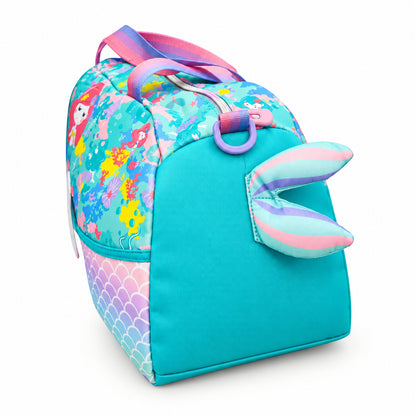 2-Piece Kids Small Mermaid Backpack & Duffel Bag Travel Set