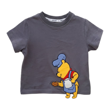 Children's Cartoon Appliques T-shirt 3-Piece Set