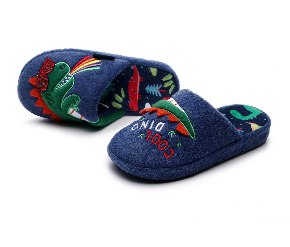 Children's Dino-Mite Closed-Toe Home Slippers