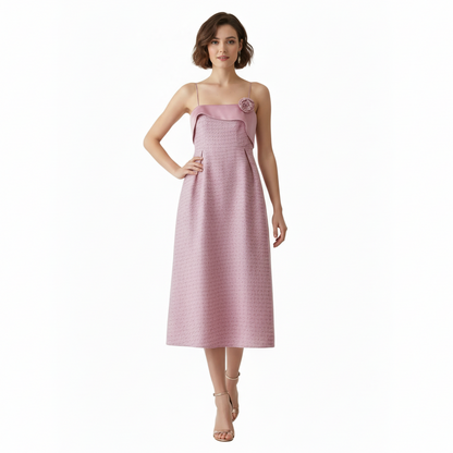 Chantel Flower Bandeau Casual Dress