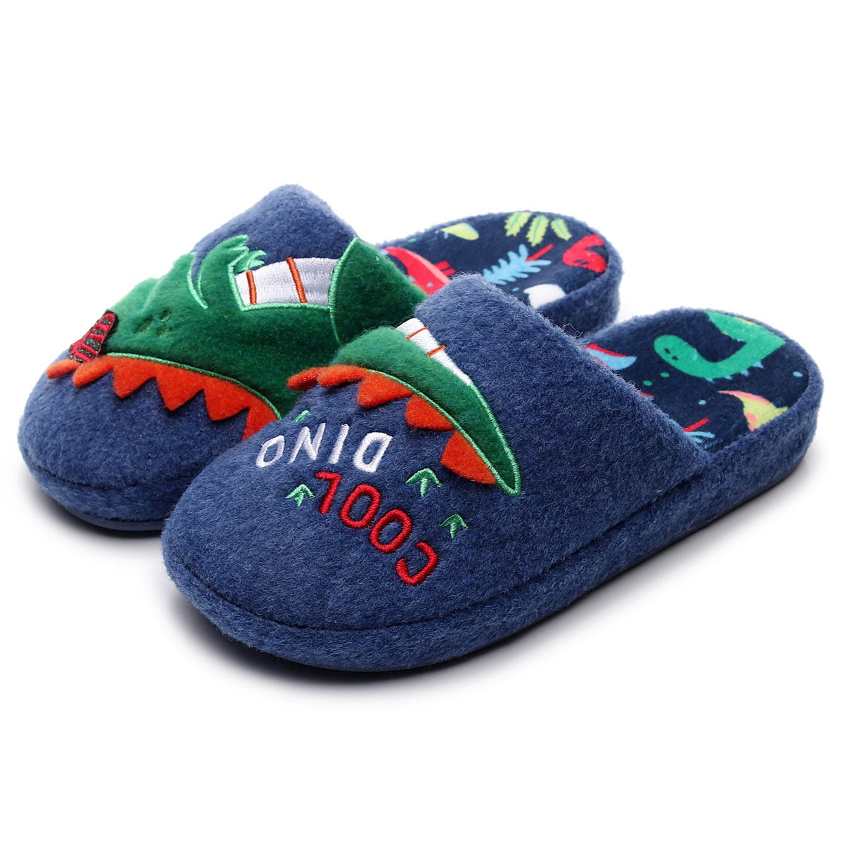Children's Dino-Mite Closed-Toe Home Slippers