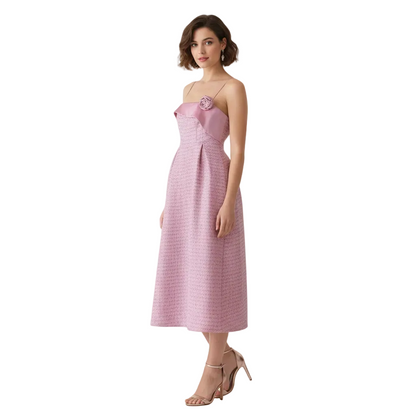 Chantel Flower Bandeau Casual Dress
