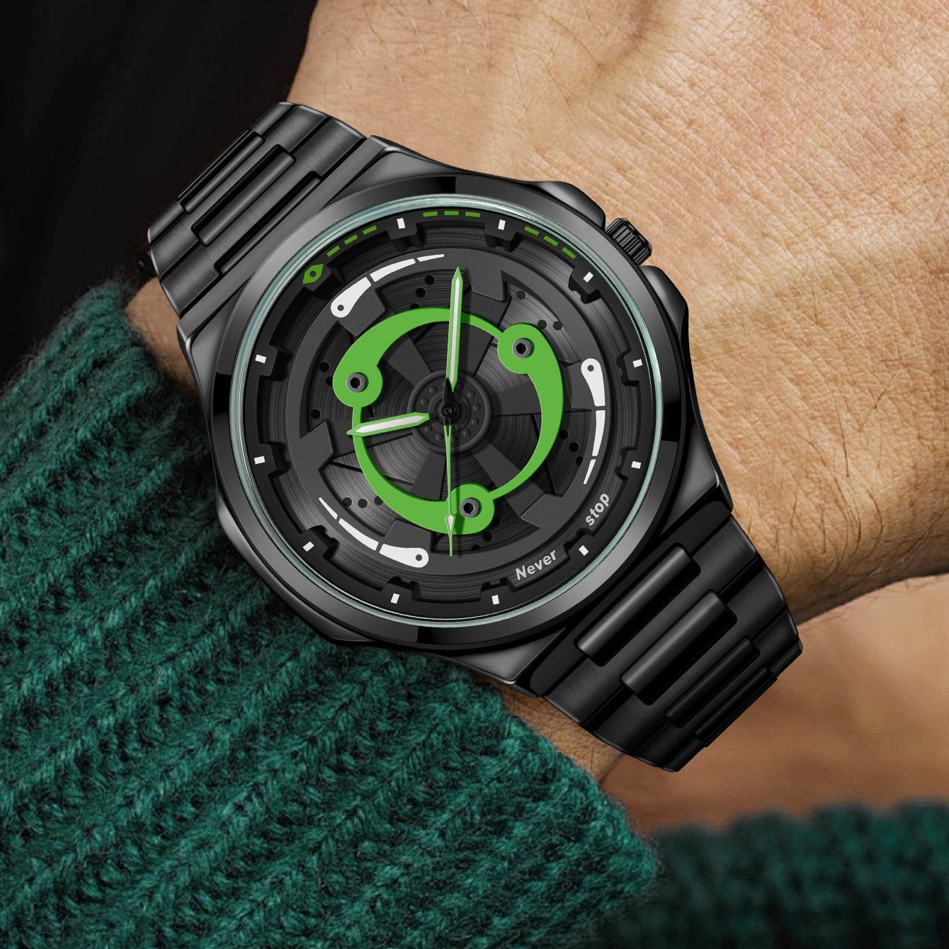 Madara Eternal Mangekyō Sharingan Anime Watch - Green