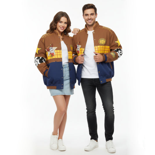 Toy Story Sheriff Woody Varsity Jacket