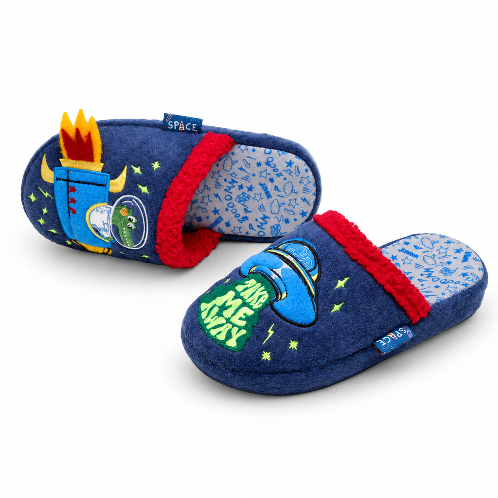 Children's Take Me Away Space Slippers