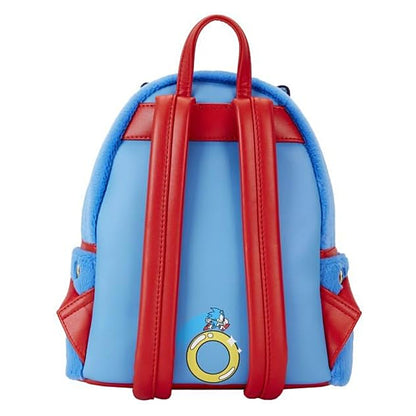 Loungefly SEGA Sonic the Hedgehog Classic Cosplay Plush Mini Backpack