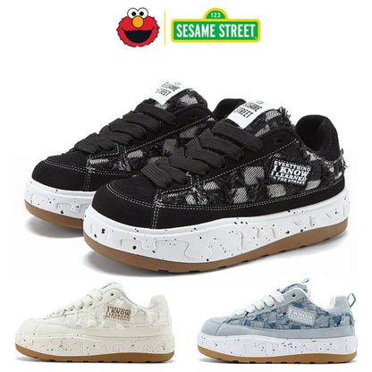 Sesame Street | Men's Plaid Chunky Casual Sneakers