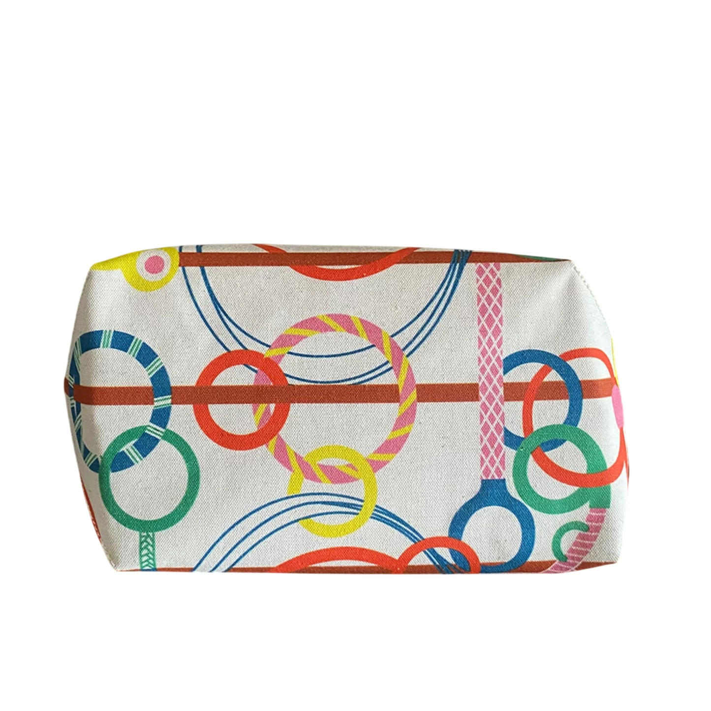 Women's Elegant Canvas Tote Bag - Multicolor