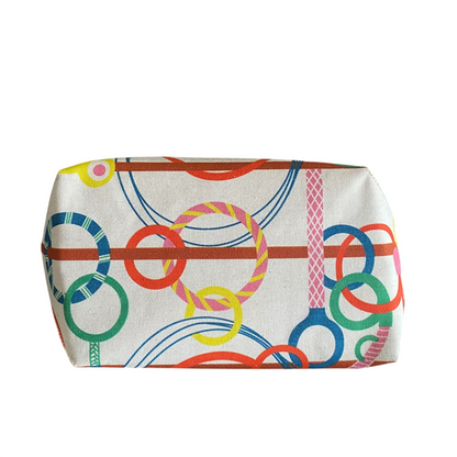 Women's Elegant Canvas Tote Bag - Multicolor