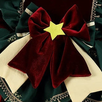 Deluxe Girls Christmas Lolita Princess Dress