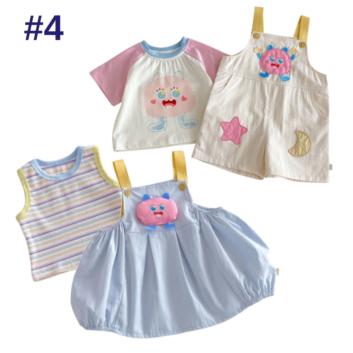 Girls Winkie Monster Outfit Set