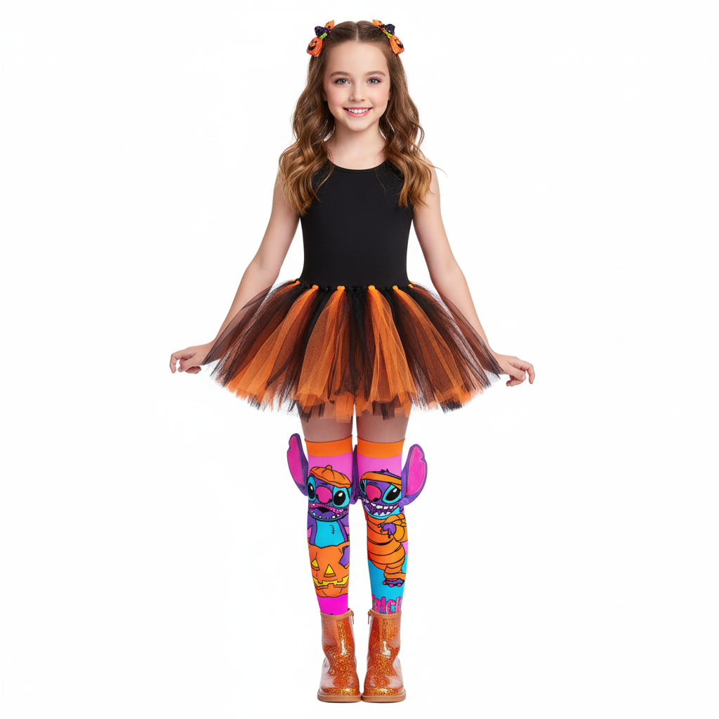 Disney Stitch Knee-High Crazy Socks
