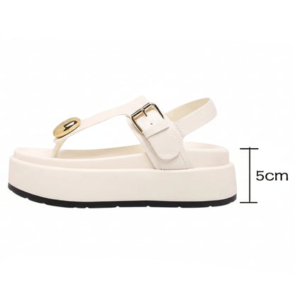 Gilded Slingback Sandals