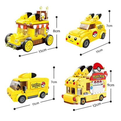 Keeppley x Pokémon Pikachu Mini Vehicle Building Block Collection