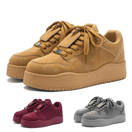 Crayon Shin-Chan Collaboration Suede Classic Platform Sneakers